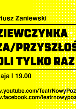 Tekst - czarne litery, na żółtym tle.