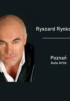 Na czarnym tle zdjęcie Ryszarda Rynkowskiego.