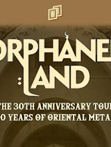 Baner z nazwą zespołu i nazwą trasy "30-a rocznica".