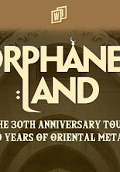 Baner z nazwą zespołu i nazwą trasy "30-a rocznica".