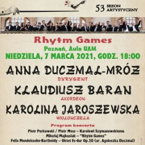 Plakat z informacjami o koncercie (informacje zawarte w opisie wydarzenia).