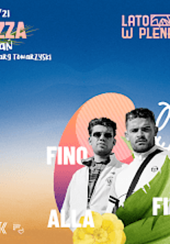 Baner ze zdjęciem artystów.