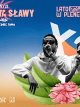 Baner ze zdjęciem artystów.