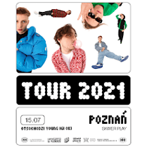 Baner ze zdjęciem artystów.