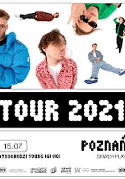 Baner ze zdjęciem artystów.