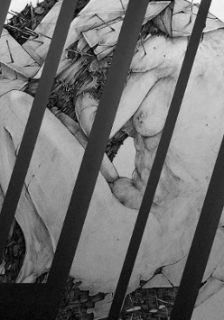 Zdjęcie jednej z prac artysty.