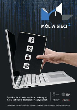 Ręka z kalendarzem nad laptopem.