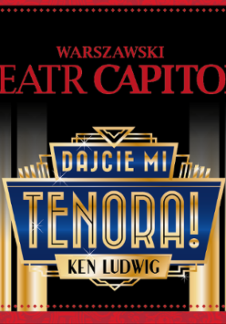 Baner z nazwą spektaklu.