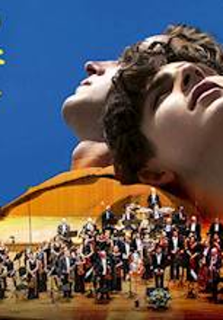 Baner ze zdjęciem artystów.