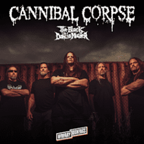 Baner z nazwą zespołu i zdjęciem artystów.