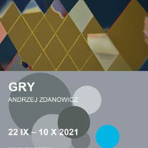 Baner z nazwą i datą wystawy.