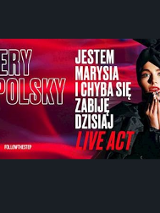 Zdjęcie artystki i informacje o nazwie wydarzenia.