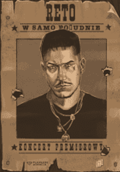 Nazwa wydarzenia i wizerunek artysty.