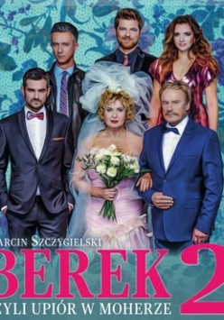 Zdjęcia aktorów występujących w spektaklu i nazwa wydarzenia.