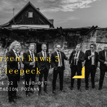 Zdjęcie zespołu i informacje o koncercie.