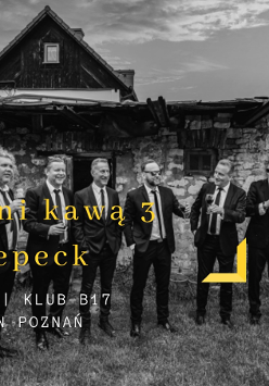 Zdjęcie zespołu i informacje o koncercie.