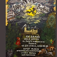 Baner z malunkiem CK Zamek i informacjami o wydarzeniu.