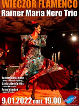 Zdjęcie tancerki Flamenco i informacje o wydarzeniu.