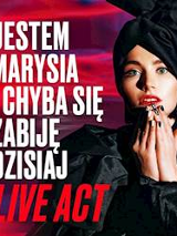 Zdjęcie artystki i informacje o nazwie wydarzenia.