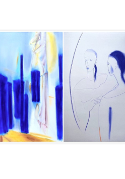 Jedna z prac artysty.