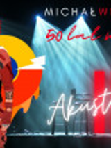 Zdjęcie artysty i nazwa wydarzenia.