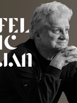 Zdjęcie artysty i nazwa wydarzenia.