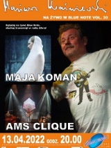 Zdjęcie prowadzącego i artystów z zespołów.