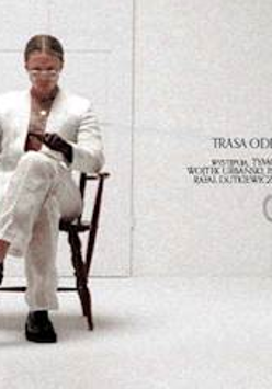 Zdjęcie artysty i nazwa wydarzenia.