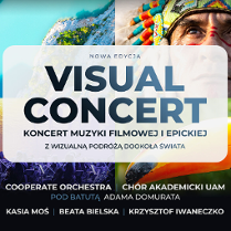 Kolorowy baner z nazwą wydarzenia.