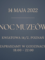 Informacje dotyczące Nocy Muzeów w Muzeum Historii Ubioru.