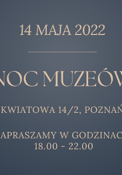 Informacje dotyczące Nocy Muzeów w Muzeum Historii Ubioru.