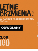 Zdjęcie artysty i nazwa wydarzenia.