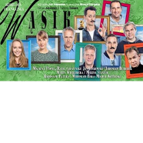 Zdjęcia artystów i nazwa wydarzenia.