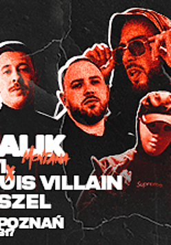 Baner z informacjami o wydarzeniu i zdjęciami artystów.