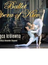 Tańcząca pala baletmistrzów i nazwa wydarzenia.