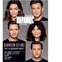 Plakat z informacjami o wydarzeniu i zdjęciami aktorów.