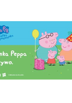 Świnka Peppa i nazwa wydarzenia.