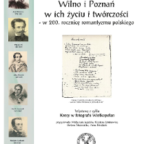 Baner z informacjami o wystawie.