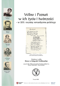 Baner z informacjami o wystawie.