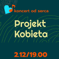 Baner promujący wydarzenie.Nazwa wydarzenia i data na zeilonym tle.