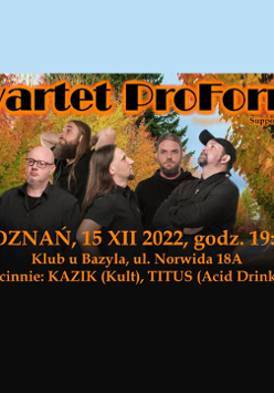 Zdjęcie artystów i nazwa wydarzenia.