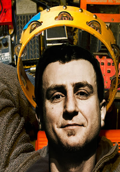 Baner promujący wydarzenie. Nazwa wydarzenia i zdjęcie artysty.