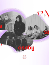 Baner promujący wydarzenie. Nazwa wydarzenia i zdjęcie artystów.