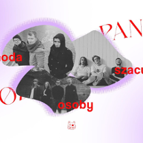 Baner promujący wydarzenie. Nazwa wydarzenia i zdjęcie artystów.