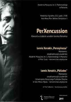 Baner promujący wydarzenie. Nazwa wydarzenia i zdjęcie artysty.