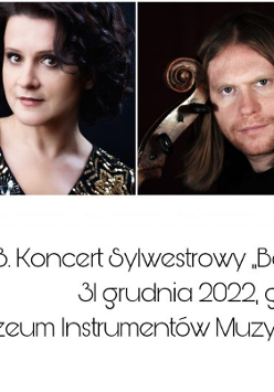 Baner promujący wydarzenie. Nazwa wydarzenia i zdjęcie artystów.