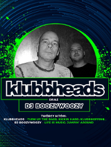 Baner promujący wydarzenie. Nazwa wydarzenia i zdjęcie artystów.