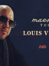 Baner promujący wydarzenie. Nazwa wydarzenia i zdjęcie artysty.