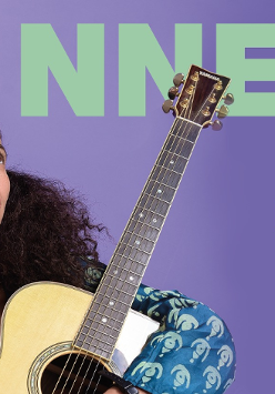 Baner promujący wydarzenie. Nazwa wydarzenia i zdjęcie artystki.