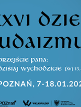 Baner promujący wydarzenie. Nazwa wydarzenia i data.